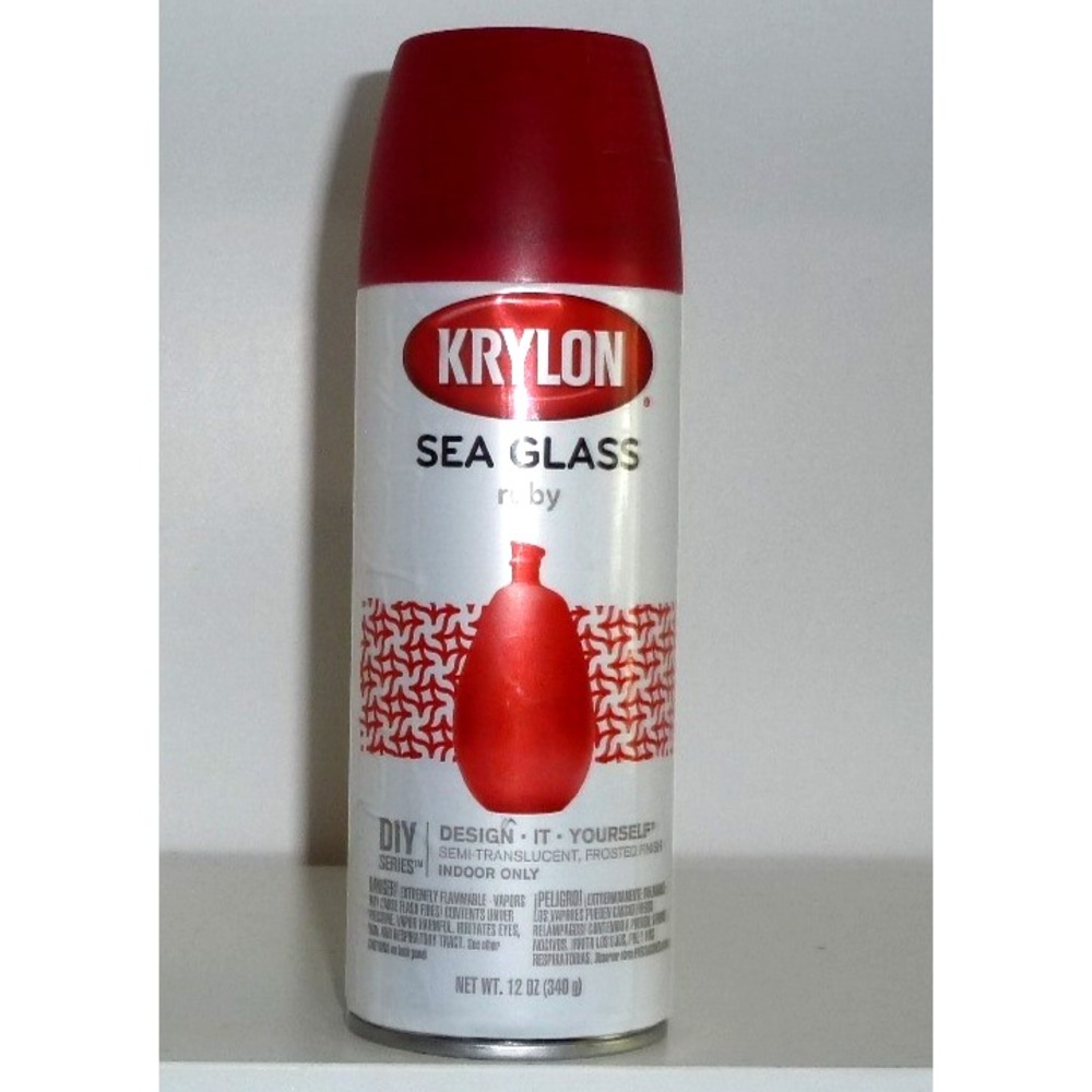 Krylon Sea Glass Spray Paint Ruby Red K09052007 New 12 Ounce DISCONTINUED